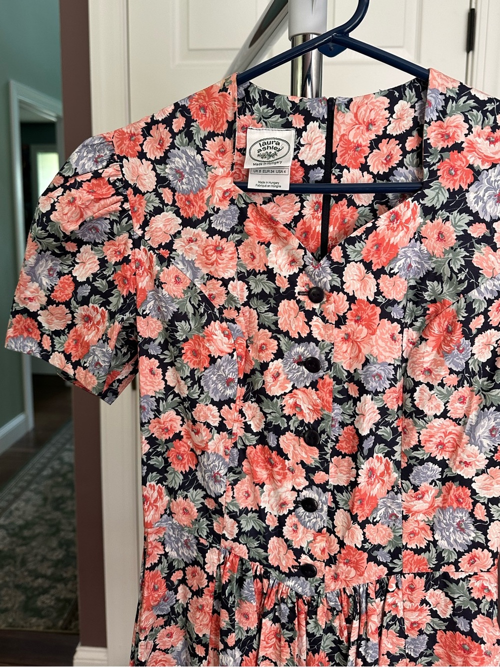 Vintage Laura Ashley Floral Dress